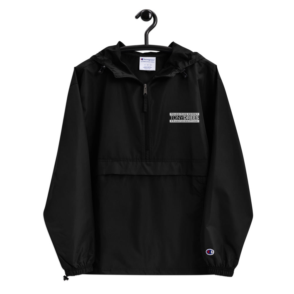 Tony Drees Embroidered Champion Packable Jacket