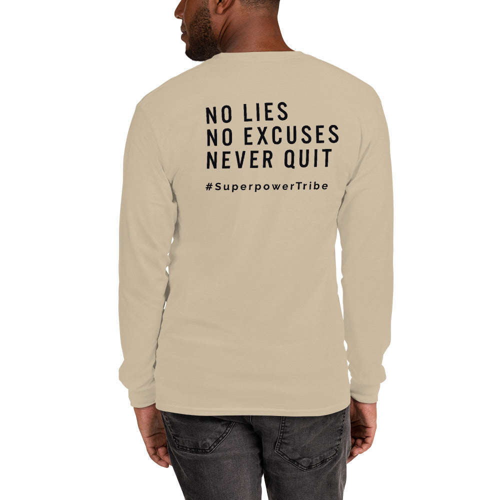 Tony Drees Signature Long Sleeve Tee - Sand