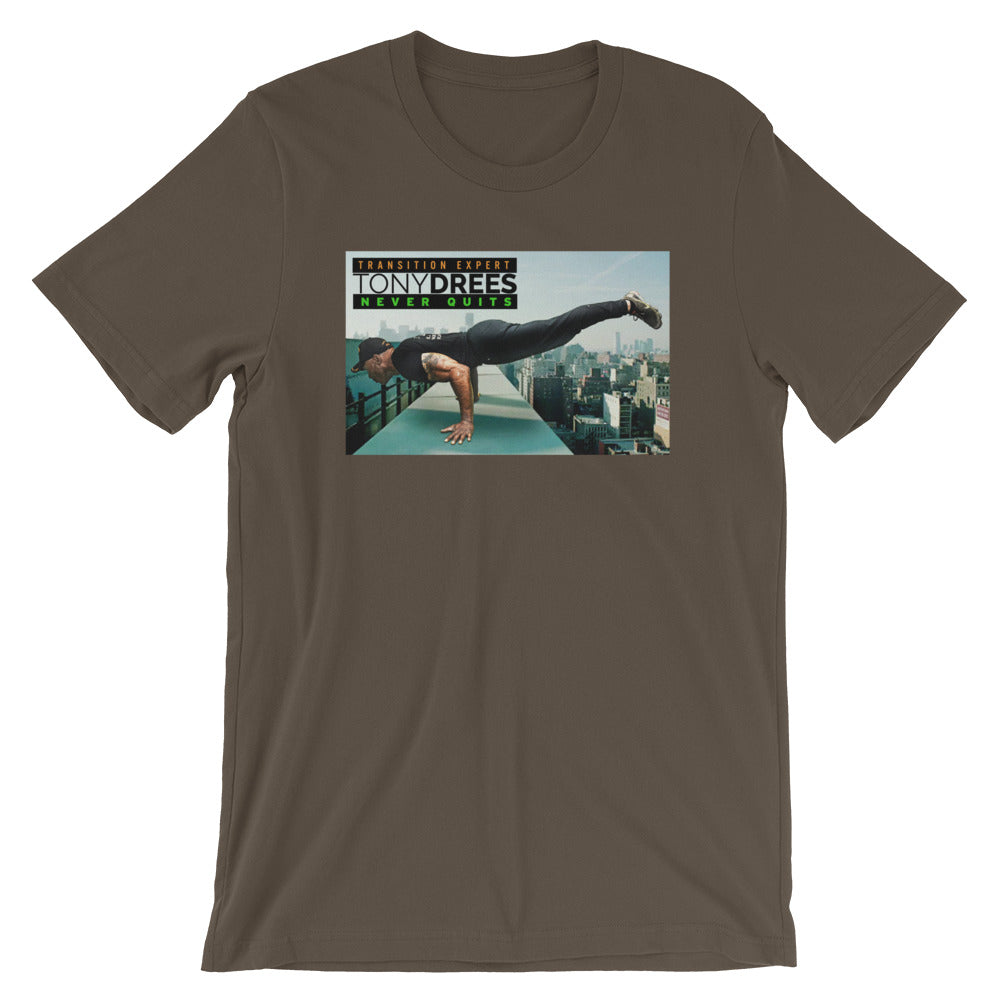 Tony Drees Never Quits Planking Collectible Tee