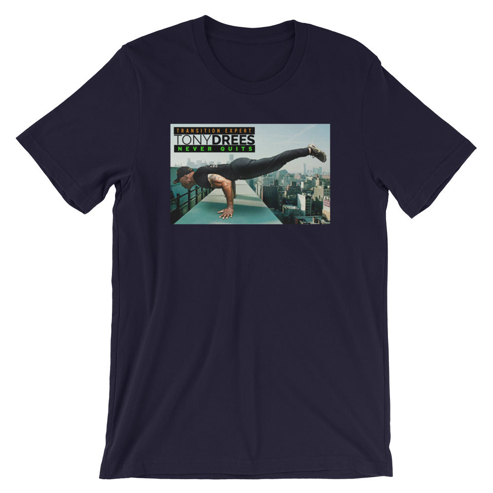 Tony Drees Never Quits Planking Collectible Tee